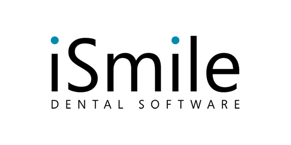 Logo iSmile Dental Software - logiciel de gestion dentaire professionnel avec design moderne et épuré