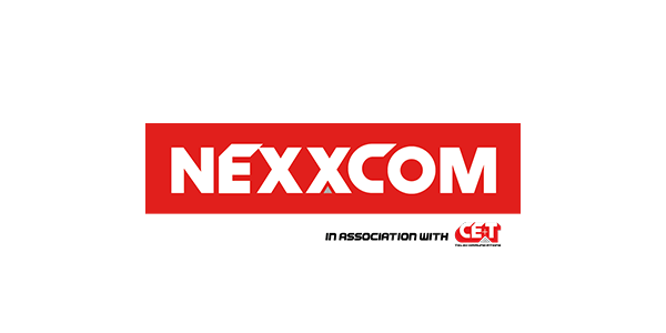 Logo NEXXCOM en association avec CCI, plateforme de services numériques et accompagnement entreprises.