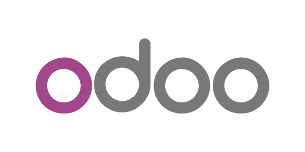 Logo Odoo - Plateforme ERP et CRM open source pour la gestion d'entreprise et l'automatisation des processus métier.