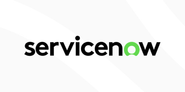 Logo ServiceNow - plateforme cloud de gestion des services informatiques et des flux de travail d'entreprise.